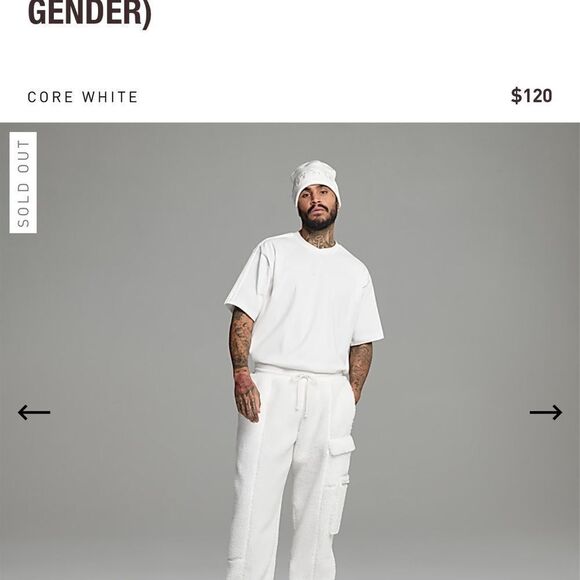 NWT* IVY PARK X ADIDAS TEDDY CARGO SWEAT PANTS - Picture 10 of 10